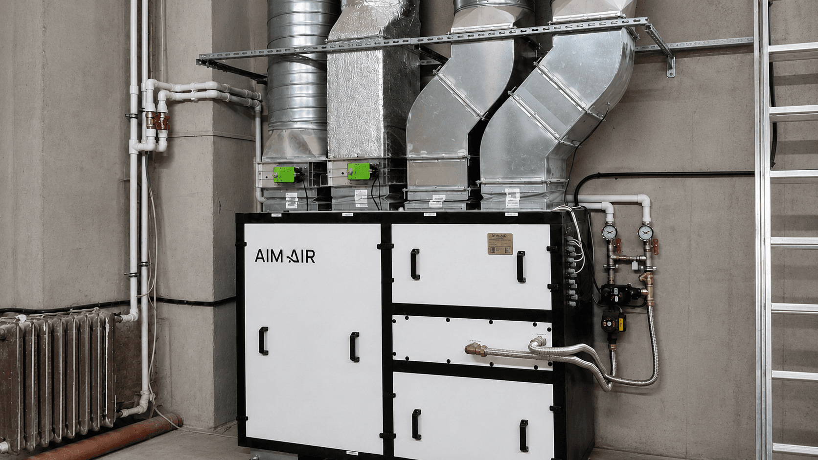 Вентиляция производственного цеха с AIMAIR ONE 2000