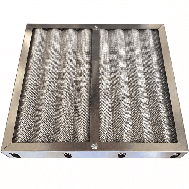 Кассета жироулавливающая сетчатая 345х345х48 (d315; 3 слоя)