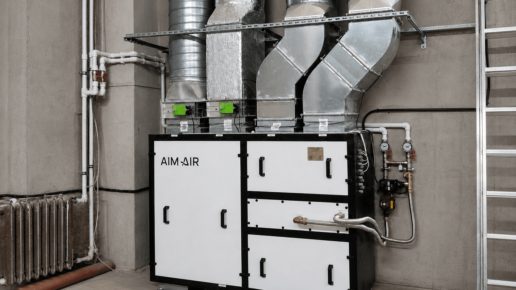 Вентиляция производственного цеха с AIMAIR ONE 2000