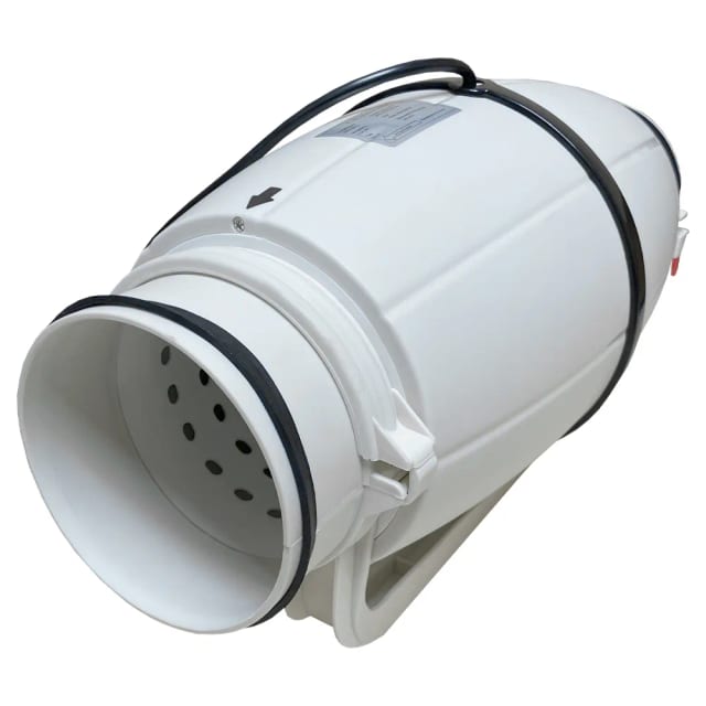 Вентилятор канальный шумоизолированный AXS 125 mm (с пультом)